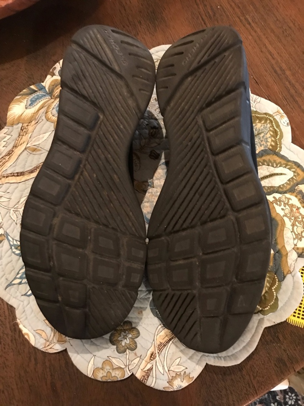 Skechers Men's Black Slip-On Memory Foam Athletic Shoes - Picture 5 of 6